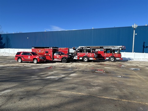 Gardiner Fire/EMT fleet vehicles